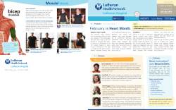 STAY IN TOUCH - Lutheran Hospital