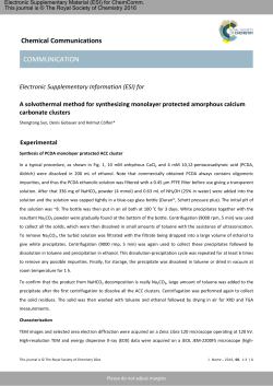 Supplementary Information - Royal Society of Chemistry