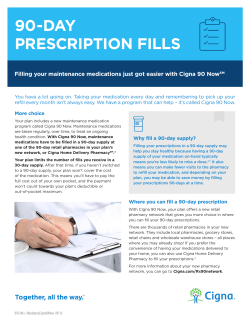 90-day prescription fills