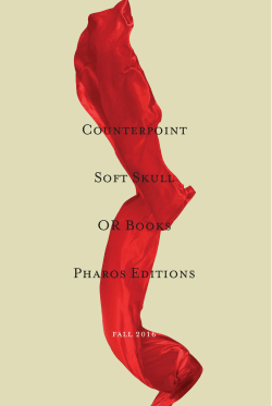 Fall 2016 - Counterpoint Press