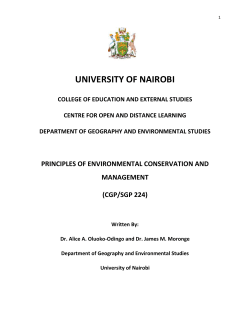 principles of environmental conservation and