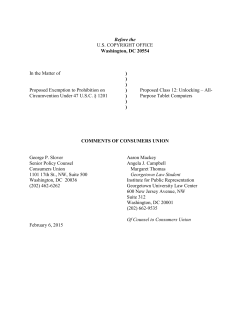 Here`s - Consumers Union