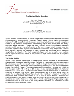 The Wedge Model Revisited