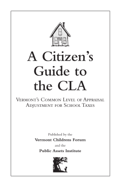 A Citizen`s Guide to the CLA