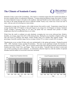 Detailed Climate Information - Oklahoma Climatological Survey