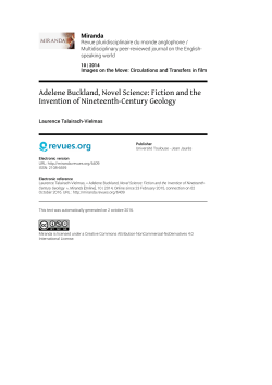 Adelene Buckland, Novel Science: Fiction and the Invention of