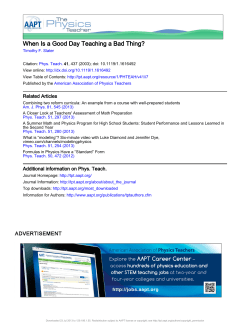 When Is a Good Day Teaching a Bad Thing?