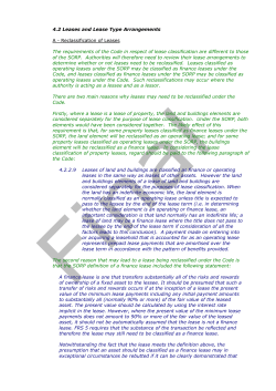 4.2 Leases and Lease Type Arrangements A