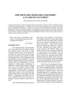the military-media relationship