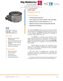FN7325 Multiaxial Load Cell