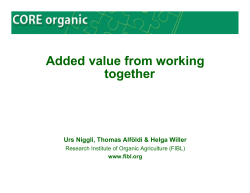 Added value from working together
