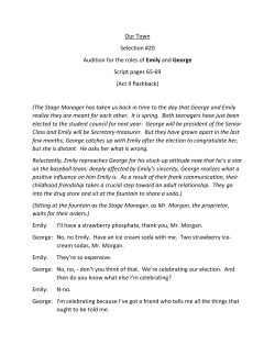 Our Town Selection #20 Audition for the roles of Emily and George