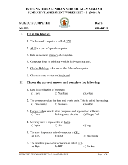 Computer - SA 2 - 2016-17 - G-II