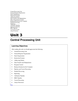 Central Processing Unit
