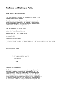 The Prince and The Pauper, Part 2.