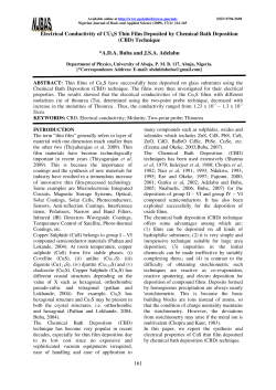 Electrical Conductivity of CUXS Thin Film Deposited by