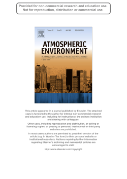 Long term changes in nitrogen oxides and volatile organic
