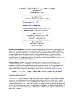 AS 201 Fall 2005 Syllabus