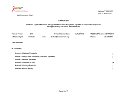 Lab Processing Chart
