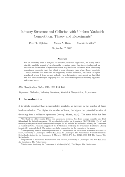 Industry Structure and Collusion with Uniform