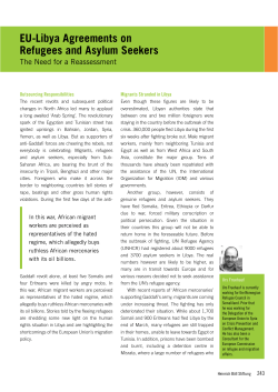 EU-Libya Agreements on Refugees and Asylum Seekers