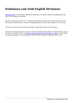 Irishionary.com Irish