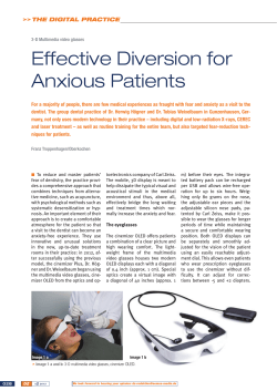 Effective Diversion for Anxious Patients