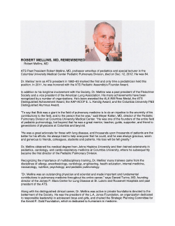robert mellins, md - American Physiological Society