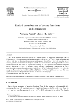 Rank-1 perturbations of cosine functions and semigroups