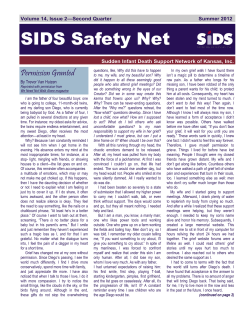 Summer - Kansas Infant Death and SIDS Network