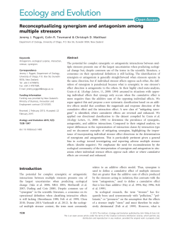 Reconceptualizing synergism and antagonism among multiple