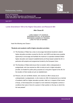 - Universities UK