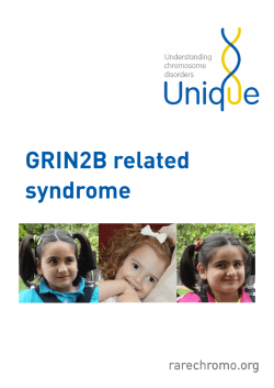GRIN2B related syndrome