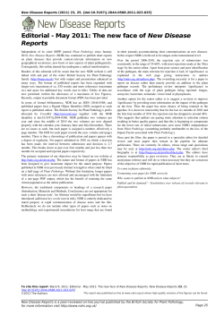 Get pdf - New Disease Reports