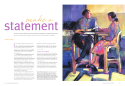 Do more than just describe a scene. Look past the details to create