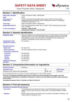 Sodium Phosphate, Dibasic, Heptahydrate SDS