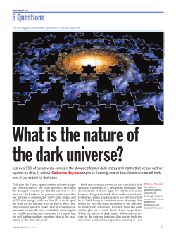 Dark Universe