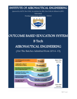 OUTCOME BASED EDUCATION SYSTEM B Tech