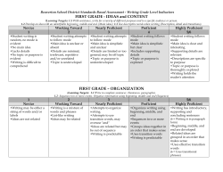 1st Grade Writing - Beaverton School District