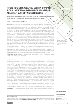 proto-tectonic weaving system