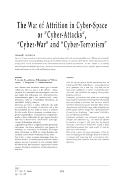 The War of Attrition in Cyber-Space or &ldquo;Cyber-Attacks&rdquo;, &ldquo;Cyber
