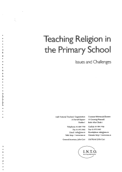 Teaching Religion in the Primary School