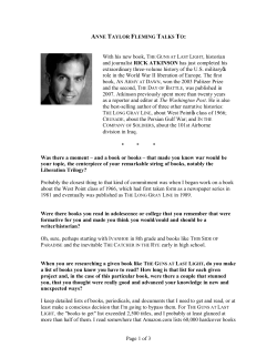 rick atkinson - Sun Valley Writers` Conference