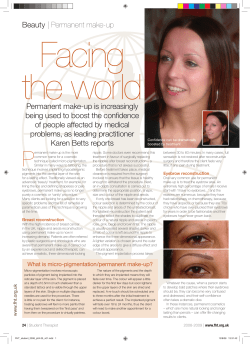 Permanent make-up
