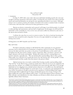Race and Racial Conflict