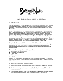 Speed of Light Book Study Guide