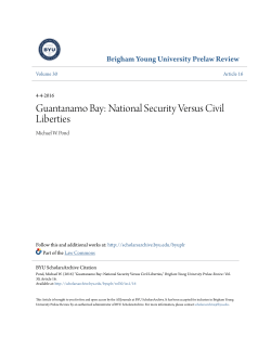 Guantanamo Bay: National Security Versus Civil Liberties