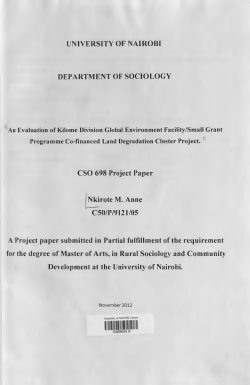 An Evaluation of Kilome Division Global