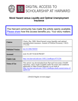 Moral Hazard versus Liquidity and Optimal Unemployment Insurance
