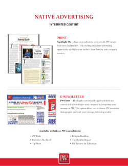 Native Advertising Overview